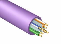 HellermanTyton Cat6 UTP, LSZH, DCA, 305m Purple
